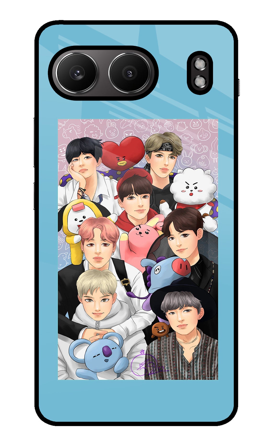 BTS with animals OnePlus Nord 4 Back Cover