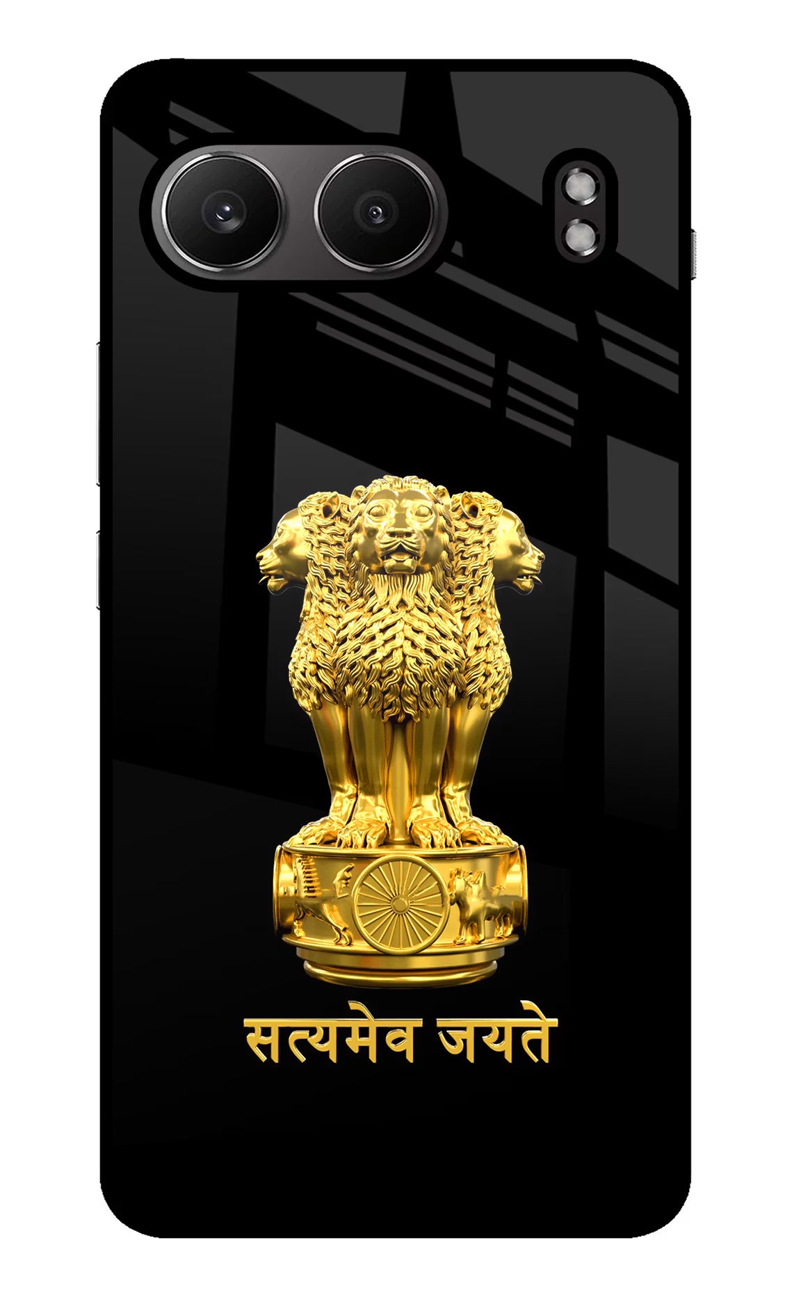 Satyamev Jayate Golden OnePlus Nord 4 Glass Case