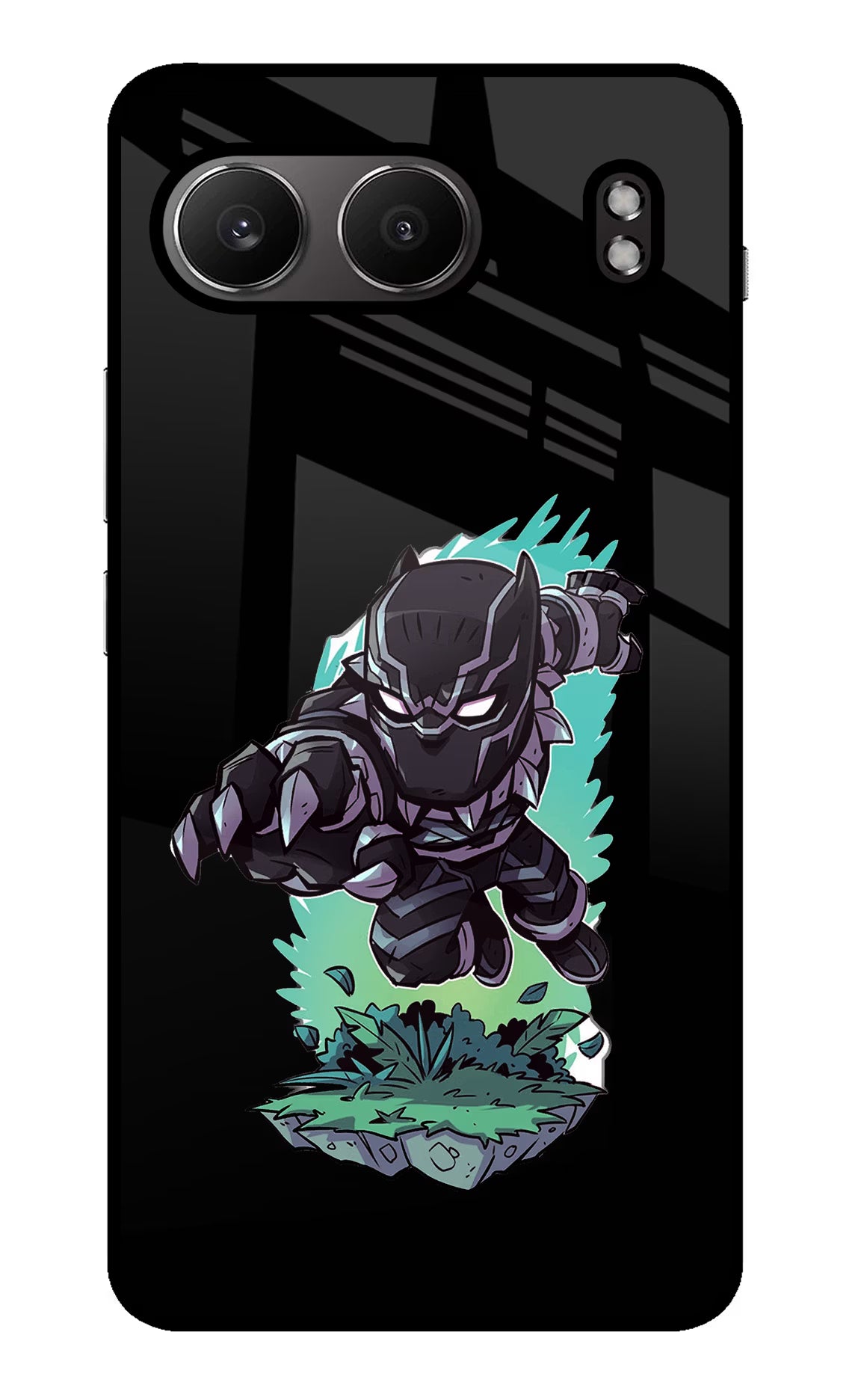 Black Panther OnePlus Nord 4 Glass Case Back Cover by Casekaro