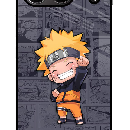 Chota Naruto OnePlus Nord 4 Glass Case Back Cover by Casekaro