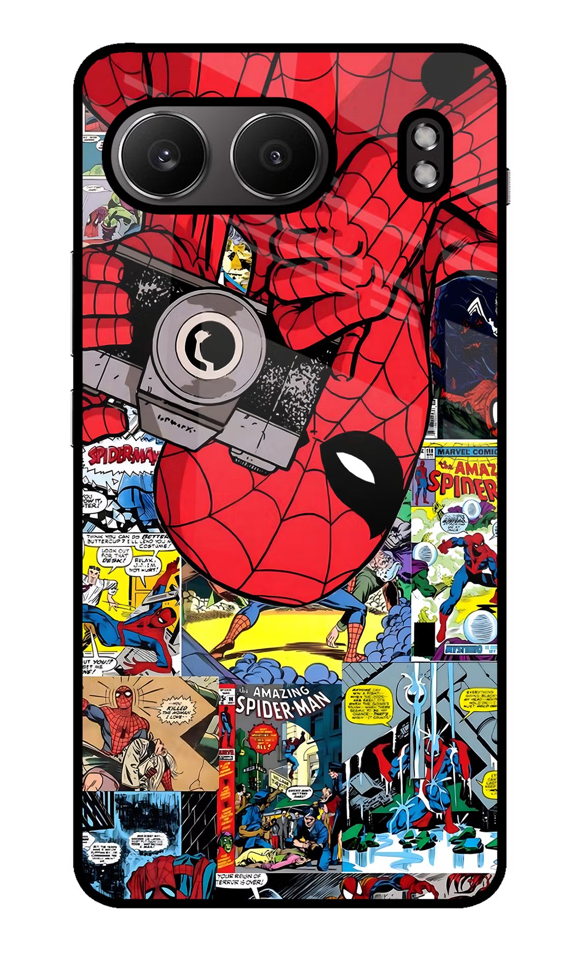 Spider Man OnePlus Nord 4 Glass Case Back Cover by Casekaro
