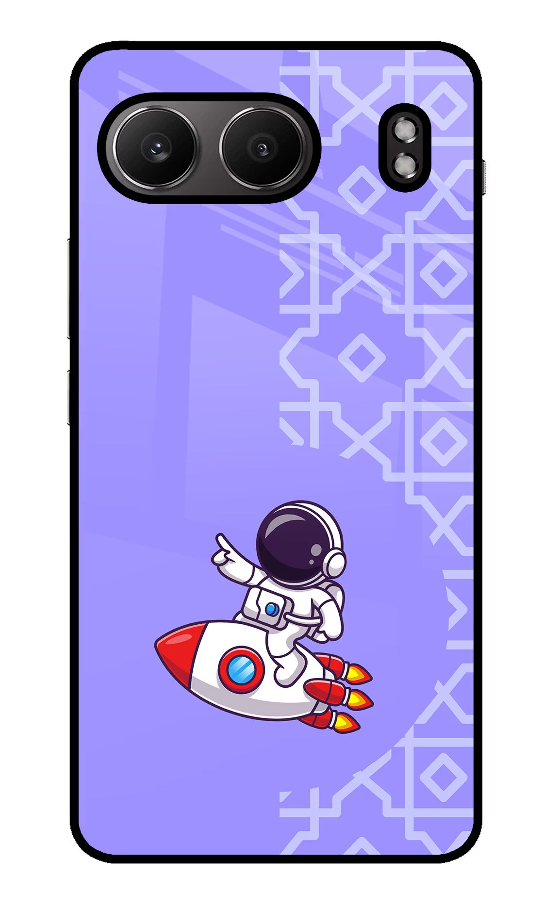 Cute Astronaut OnePlus Nord 4 Glass Case Back Cover by Casekaro