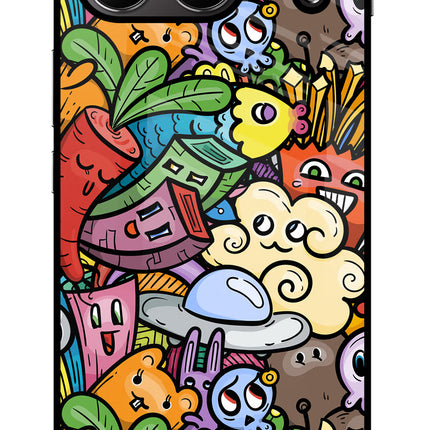 Veggie Doodle OnePlus Nord 4 Glass Case