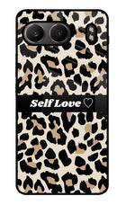 Leopard Print Self Love OnePlus Nord 4 Glass Case