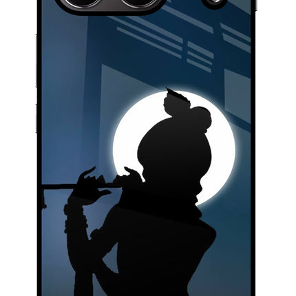 Shri Krishna Silhouette OnePlus Nord 4 Glass Case