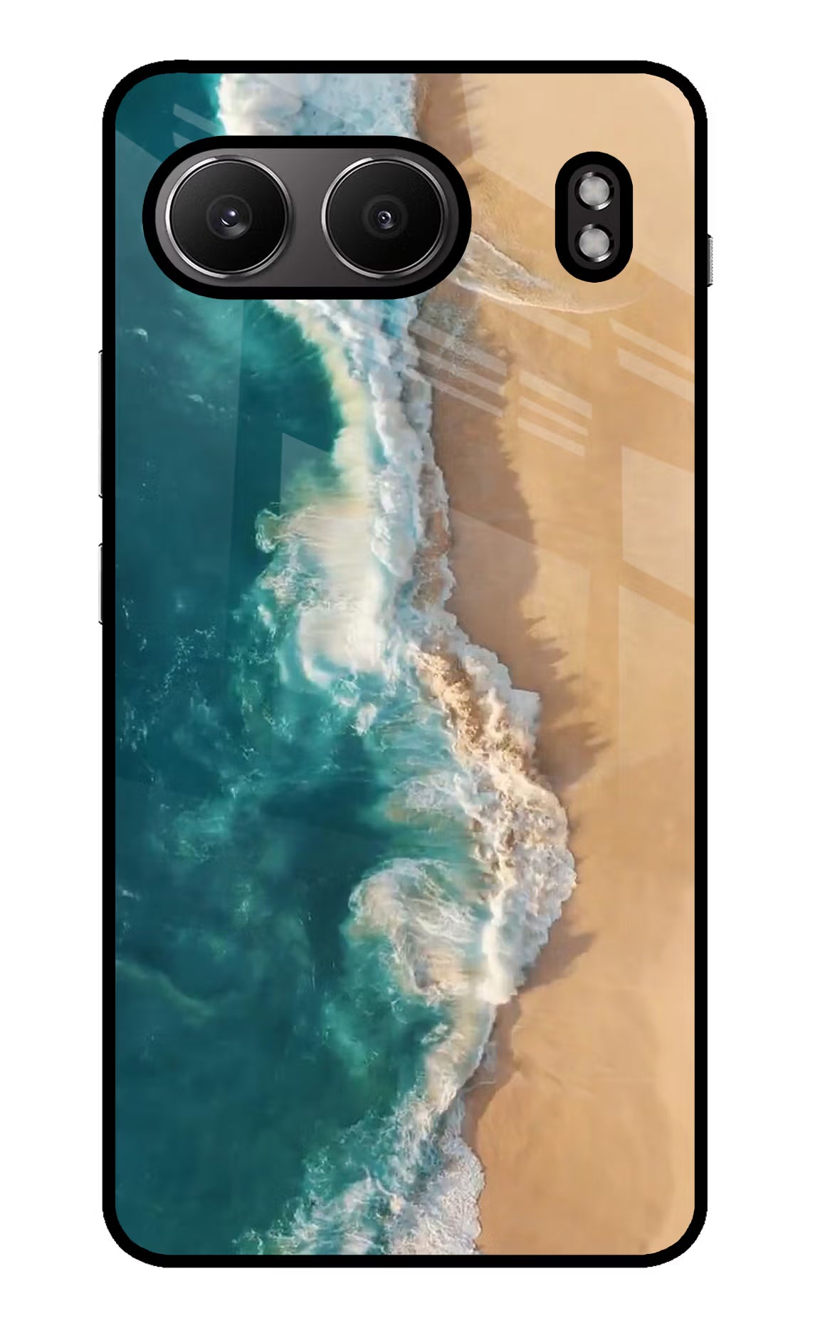 Ocean Beach OnePlus Nord 4 Glass Case Back Cover by Casekaro