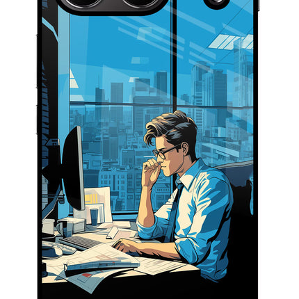 Focused Hustler (AI Generated) OnePlus Nord 4 Glass Case