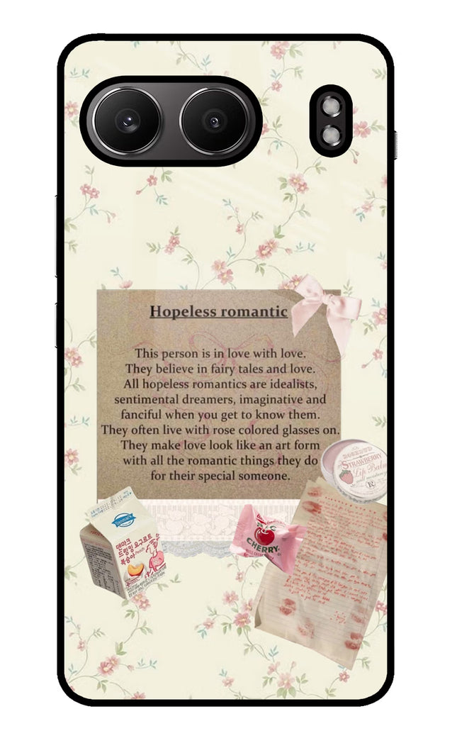 Hopeless Romantic OnePlus Nord 4 Glass Case