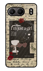I am just a girl OnePlus Nord 4 Glass Case