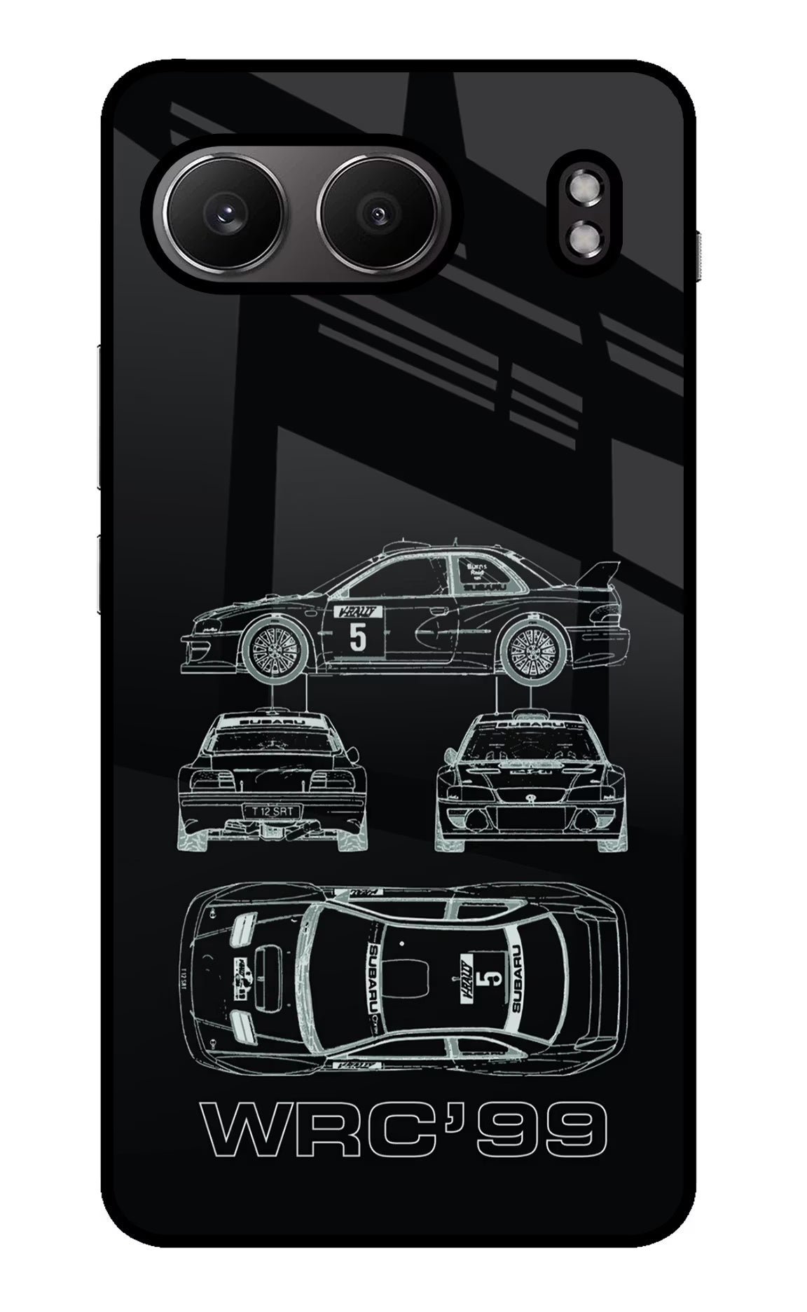 WRC'99 OnePlus Nord 4 Glass Case Back Cover by Casekaro
