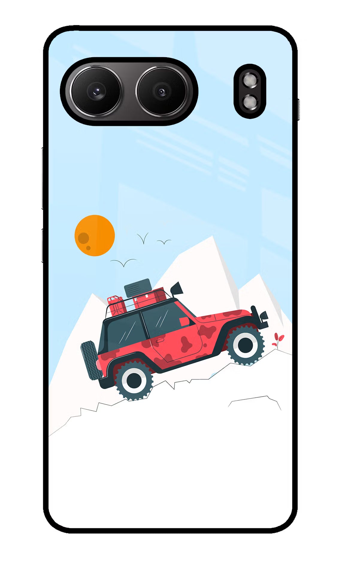 Mountain Trail Beast OnePlus Nord 4 Glass Case Back Cover by Casekaro