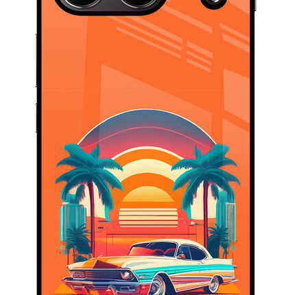 Palm Drive 80s OnePlus Nord 4 Glass Case