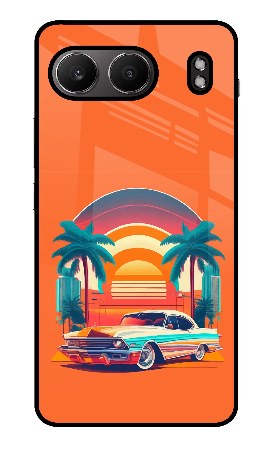 Palm Drive 80s OnePlus Nord 4 Glass Case