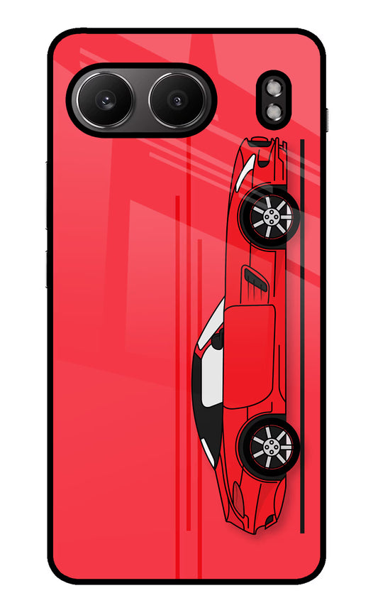Red Velocity OnePlus Nord 4 Glass Case