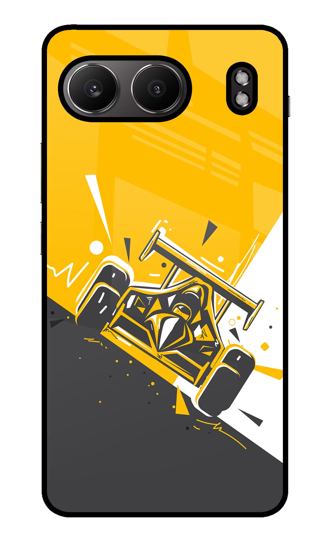 Track King OnePlus Nord 4 Glass Case Back Cover by Casekaro