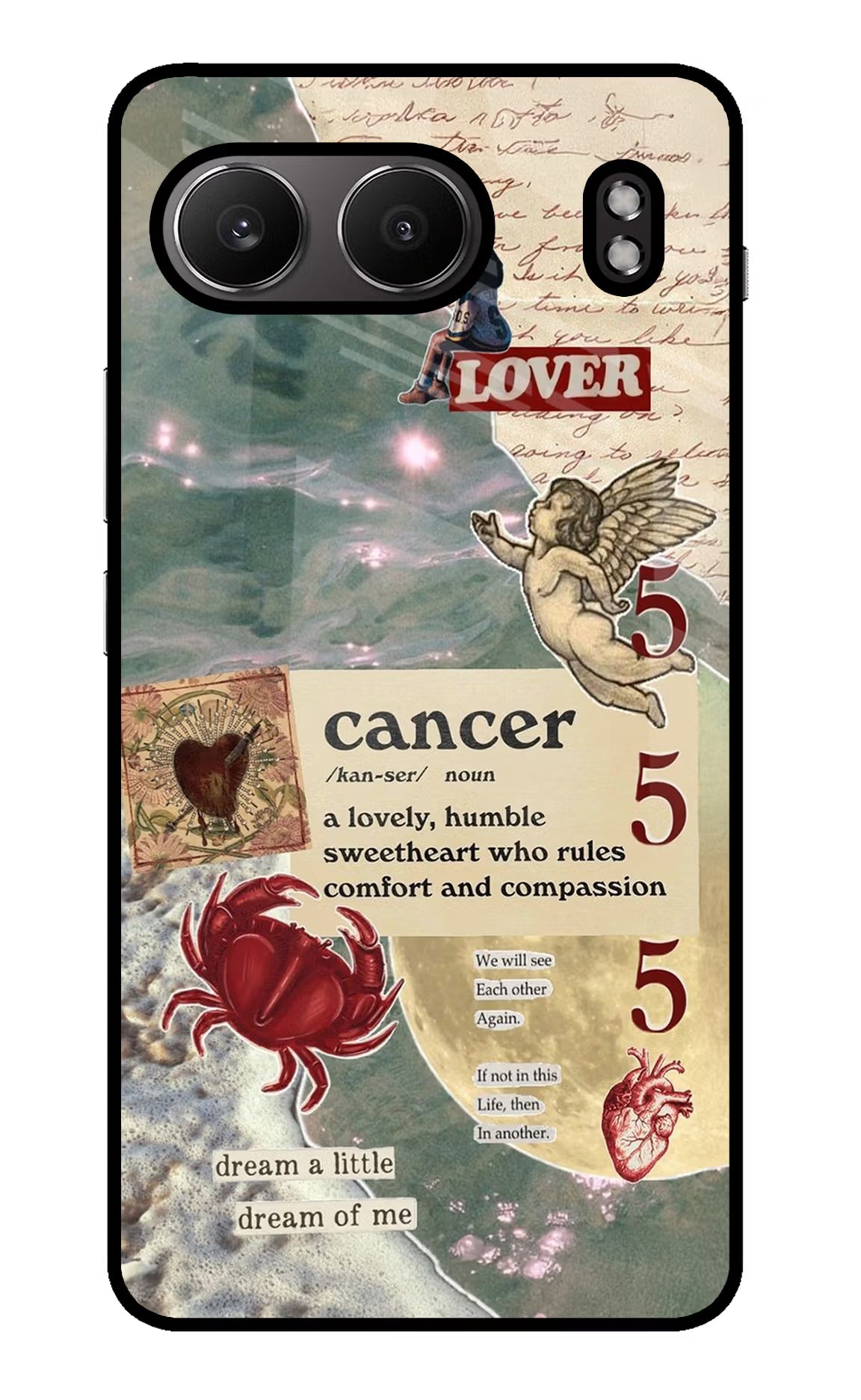 Cancer Zodiac OnePlus Nord 4 Glass Case Back Cover by Casekaro