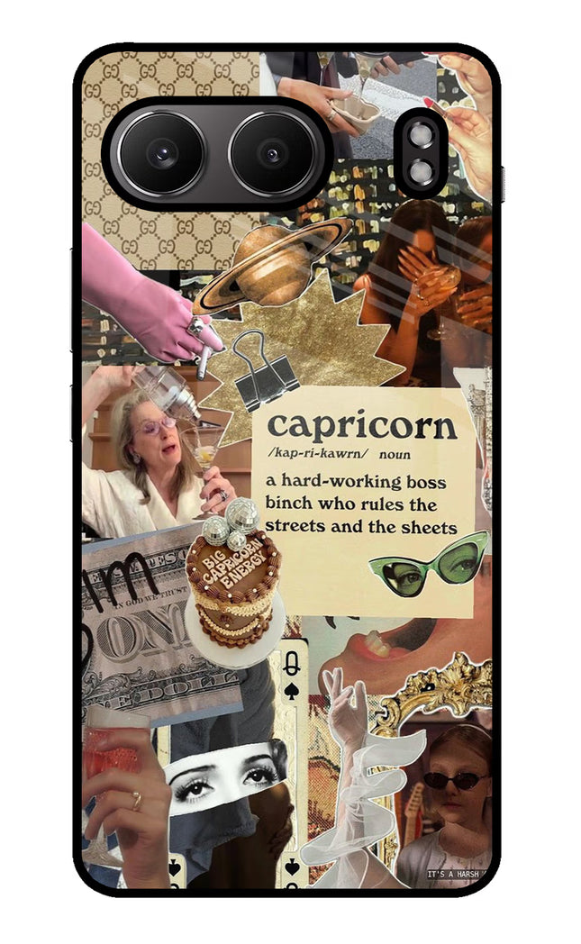 Capricorn Zodiac OnePlus Nord 4 Glass Case