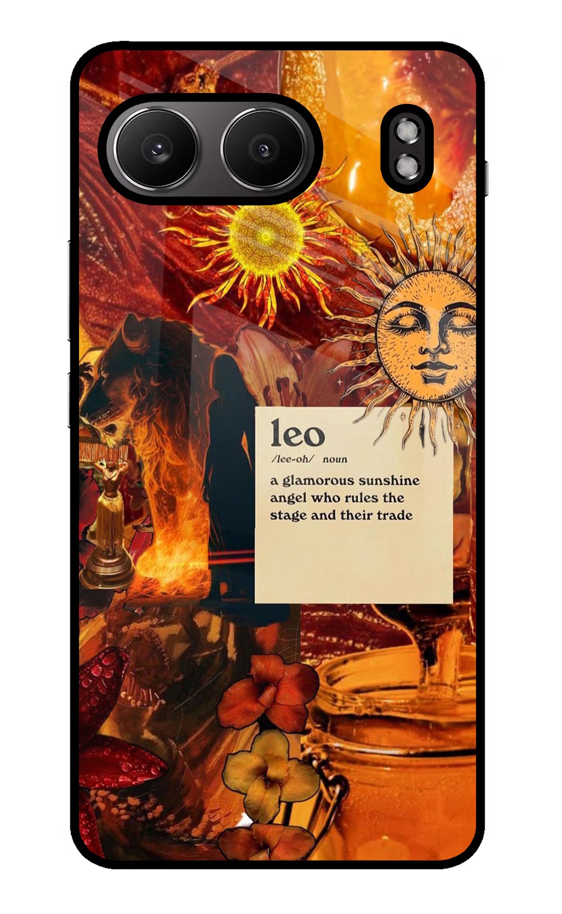 Leo Zodiac OnePlus Nord 4 Glass Case Back Cover by Casekaro