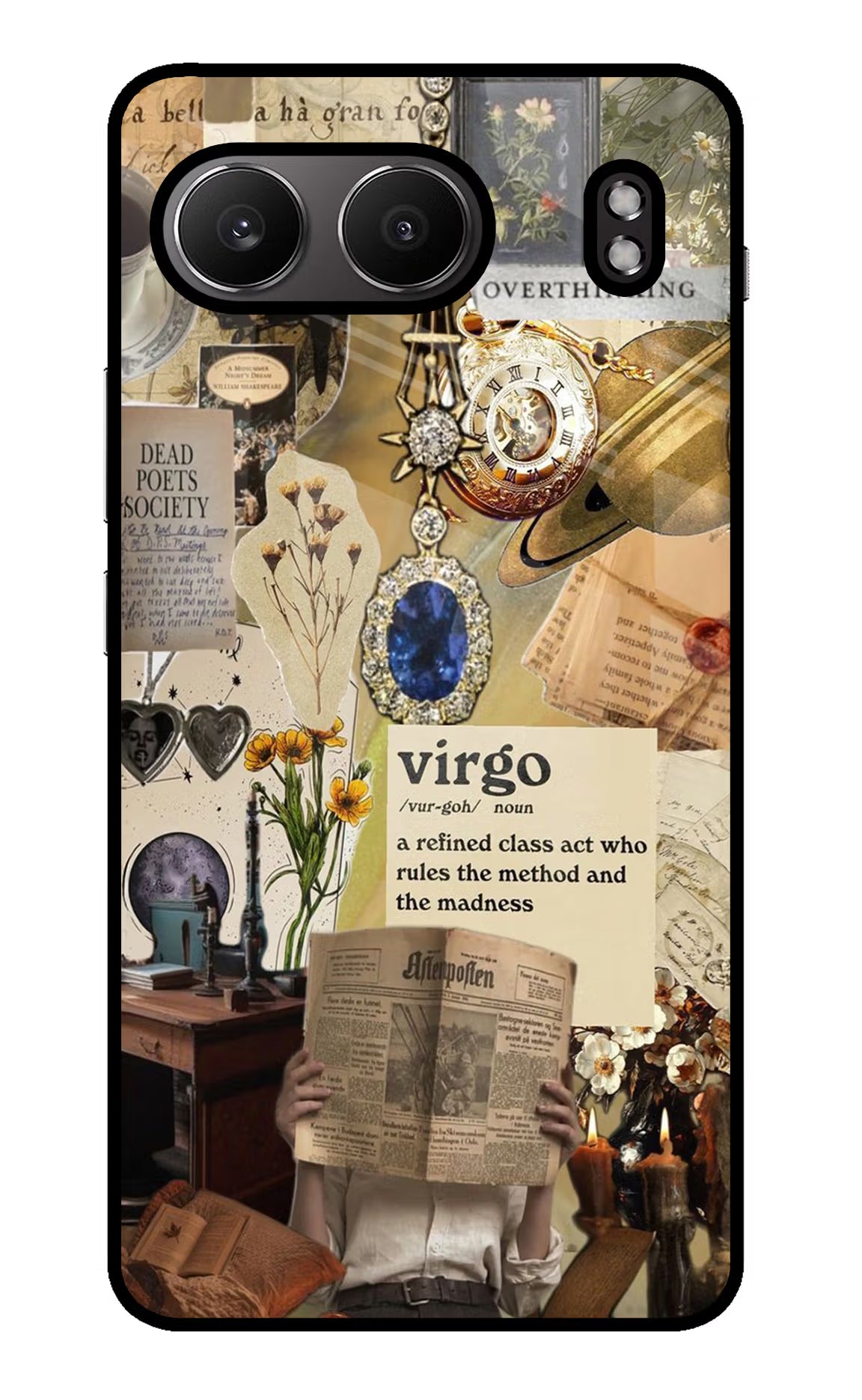 Virgo Zodiac OnePlus Nord 4 Glass Case Back Cover by Casekaro