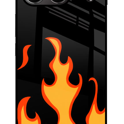 Fired Up – Black OnePlus Nord 4 Glass Case