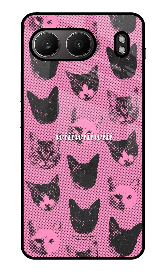 Pink Cats OnePlus Nord 4 Glass Case