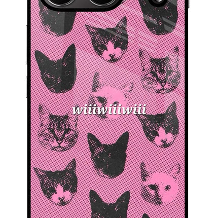 Pink Cats OnePlus Nord 4 Glass Case Back Cover by Casekaro