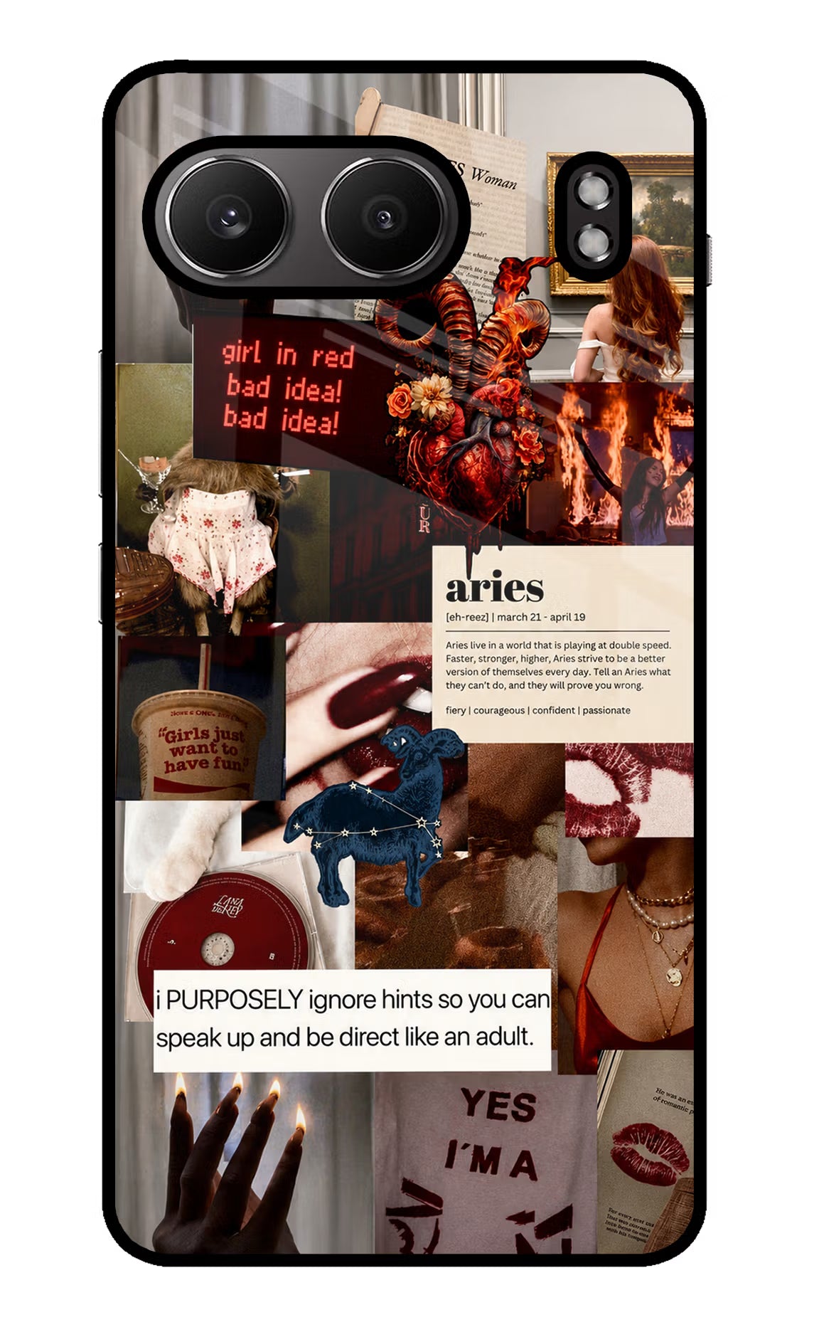 Zodiac Aries OnePlus Nord 4 Glass Case