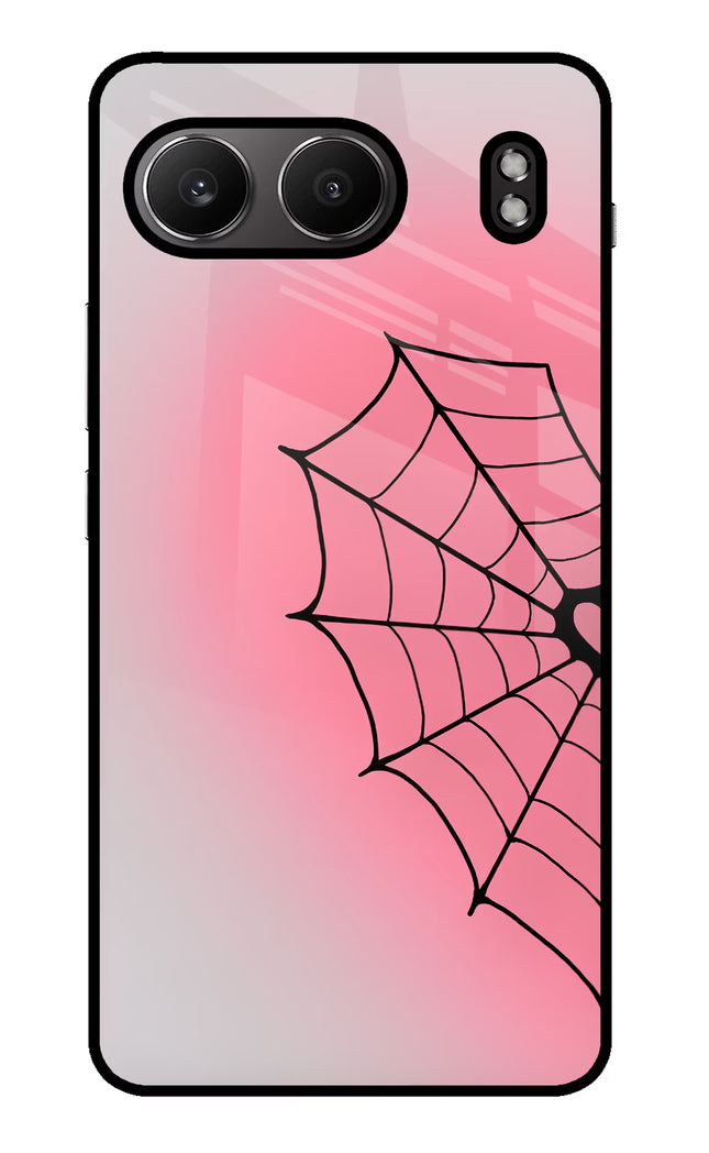 Pink Web OnePlus Nord 4 Glass Case