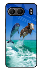 Dolphin vs Cow OnePlus Nord 4 Glass Case