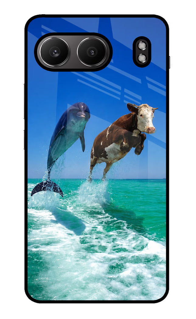 Dolphin vs Cow OnePlus Nord 4 Glass Case