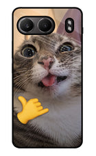 Silly Cat Call OnePlus Nord 4 Glass Case
