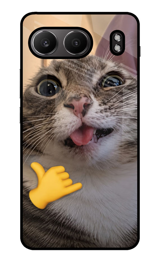 Silly Cat Call OnePlus Nord 4 Glass Case