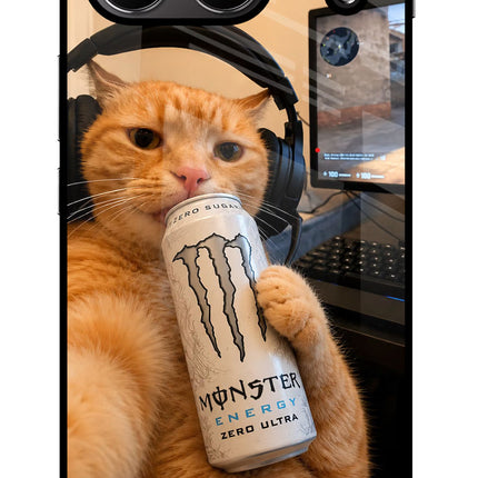 Gamer Cat Energy OnePlus Nord 4 Glass Case Back Cover by Casekaro