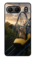 Rollercoaster Dog OnePlus Nord 4 Glass Case