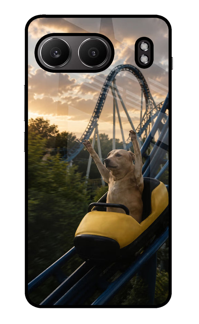 Rollercoaster Dog OnePlus Nord 4 Glass Case