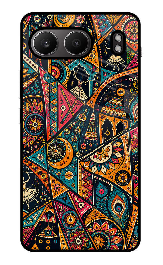 Folk Print OnePlus Nord 4 Glass Case