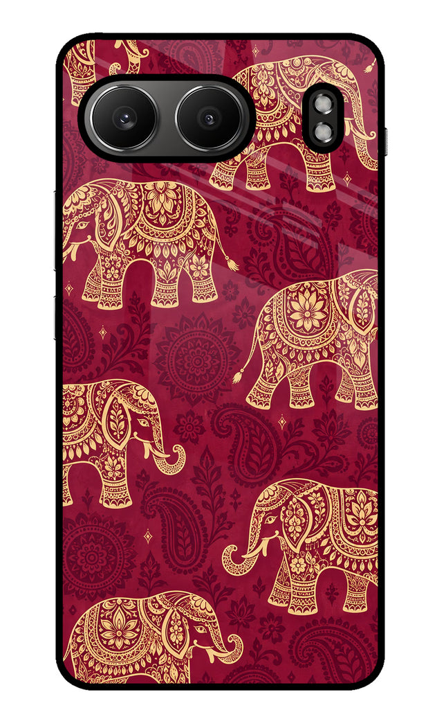 Maroon Elephant OnePlus Nord 4 Glass Case