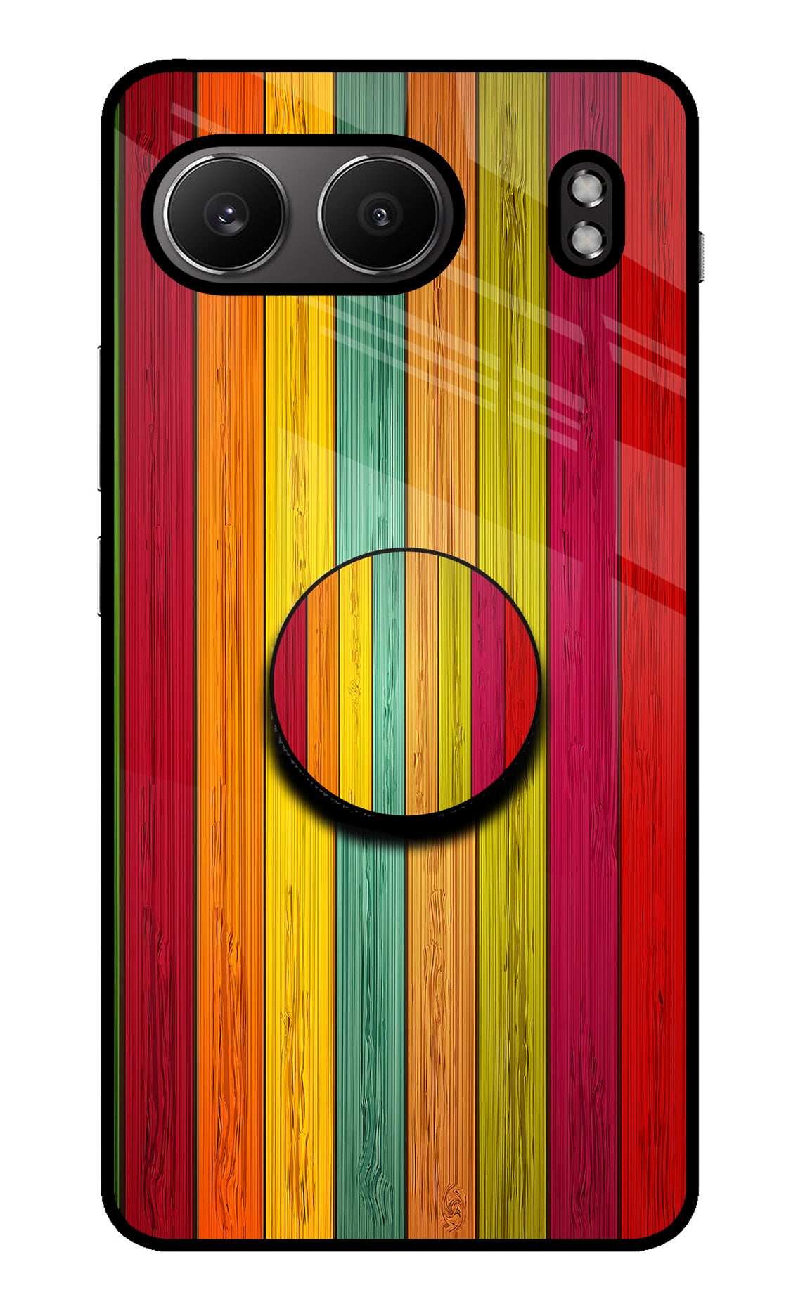 Multicolor Wooden OnePlus Nord 4 Pop Case