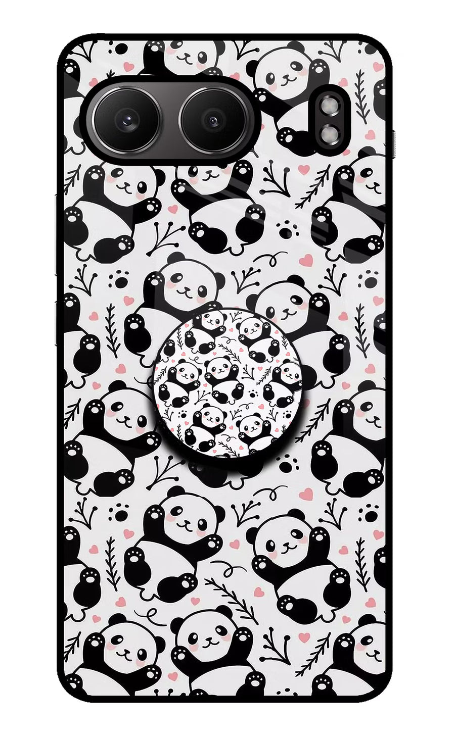 Cute Panda OnePlus Nord 4 Pop Case, Glass case