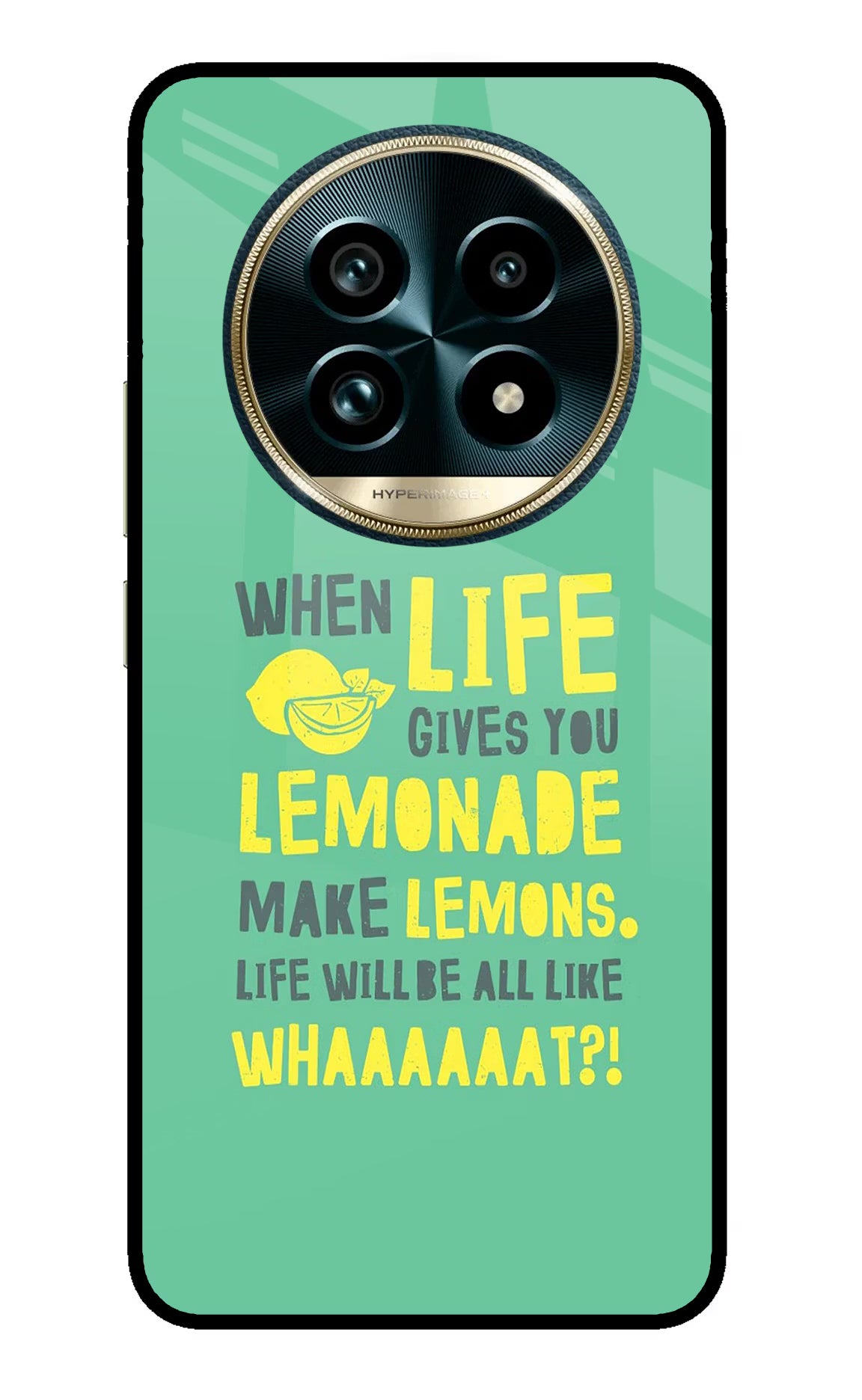 Quote Realme 13 Pro+ 5G Glass Case Back Cover by Casekaro