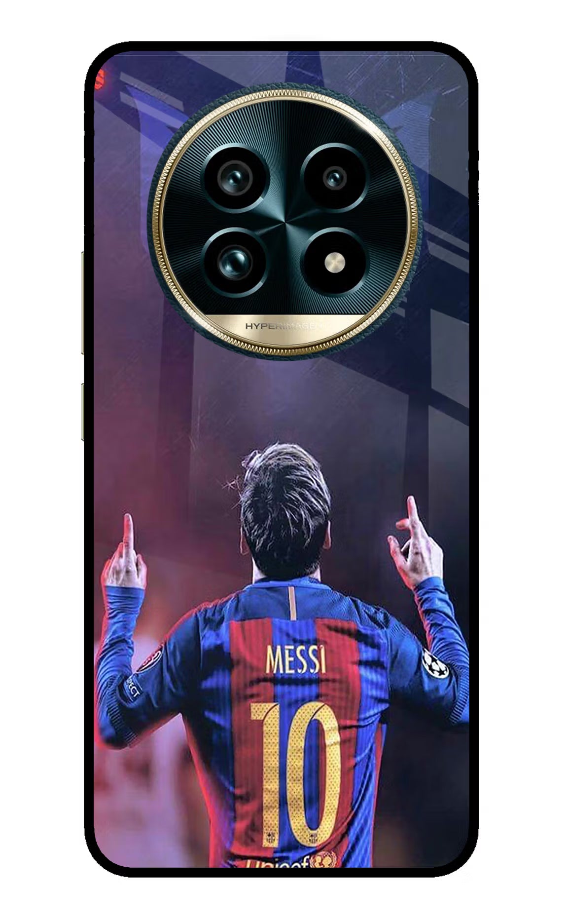 Messi Realme 13 Pro+ 5G Glass Case Back Cover by Casekaro