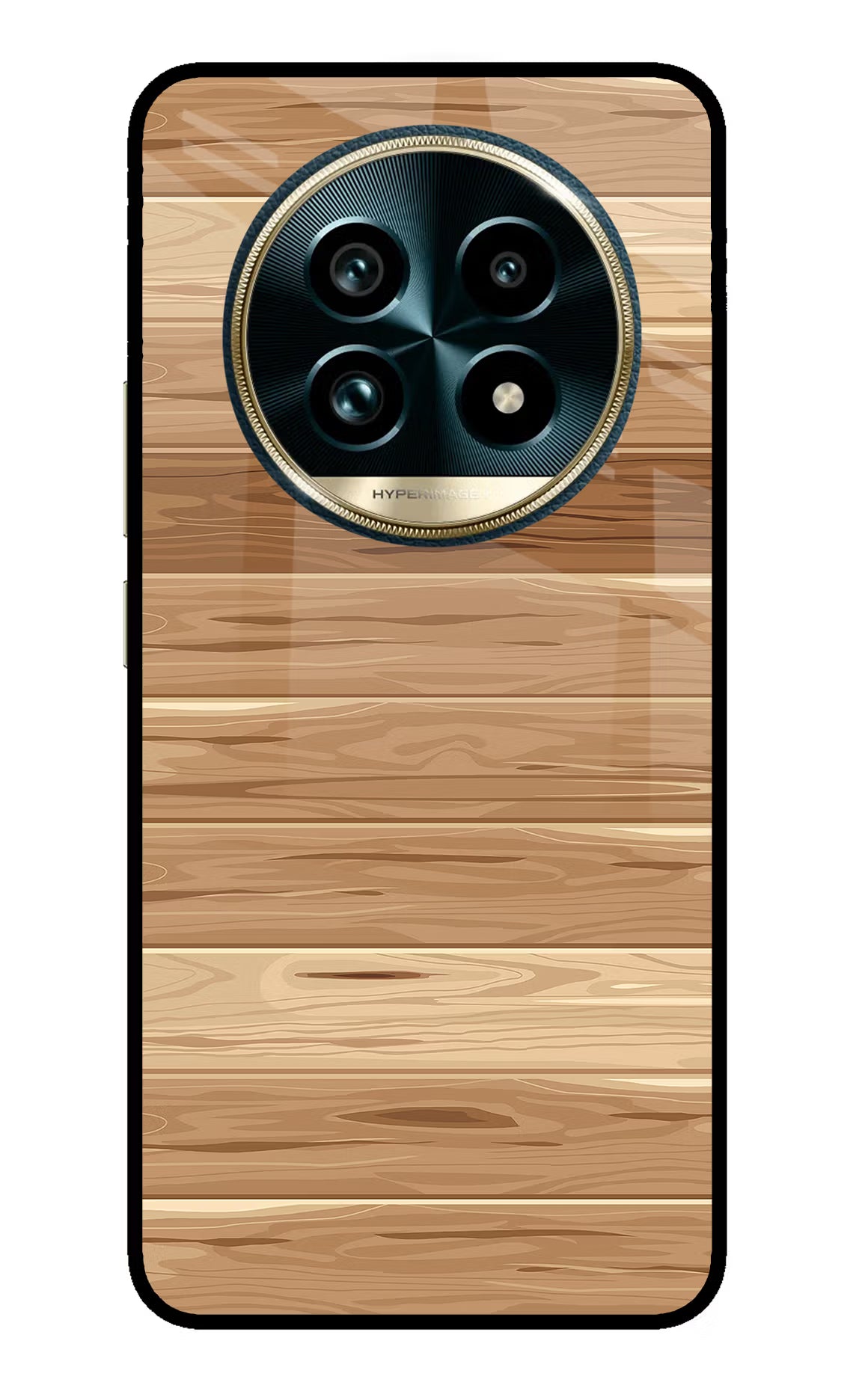 Wooden Vector Realme 13 Pro+ 5G Glass Case