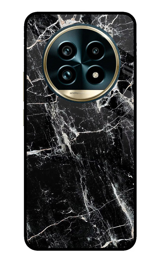 Black Marble Texture Realme 13 Pro+ 5G Glass Case