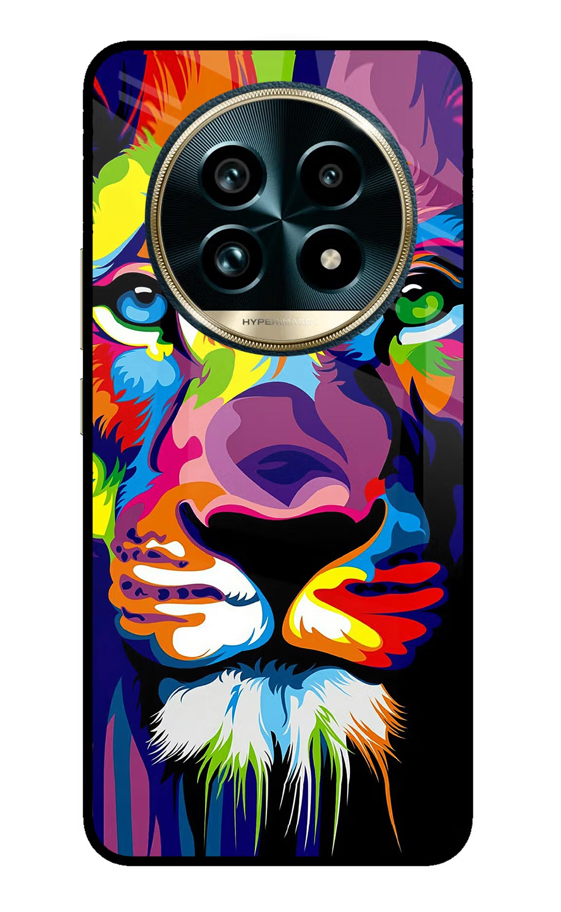 Lion Realme 13 Pro+ 5G Glass Case Back Cover by Casekaro