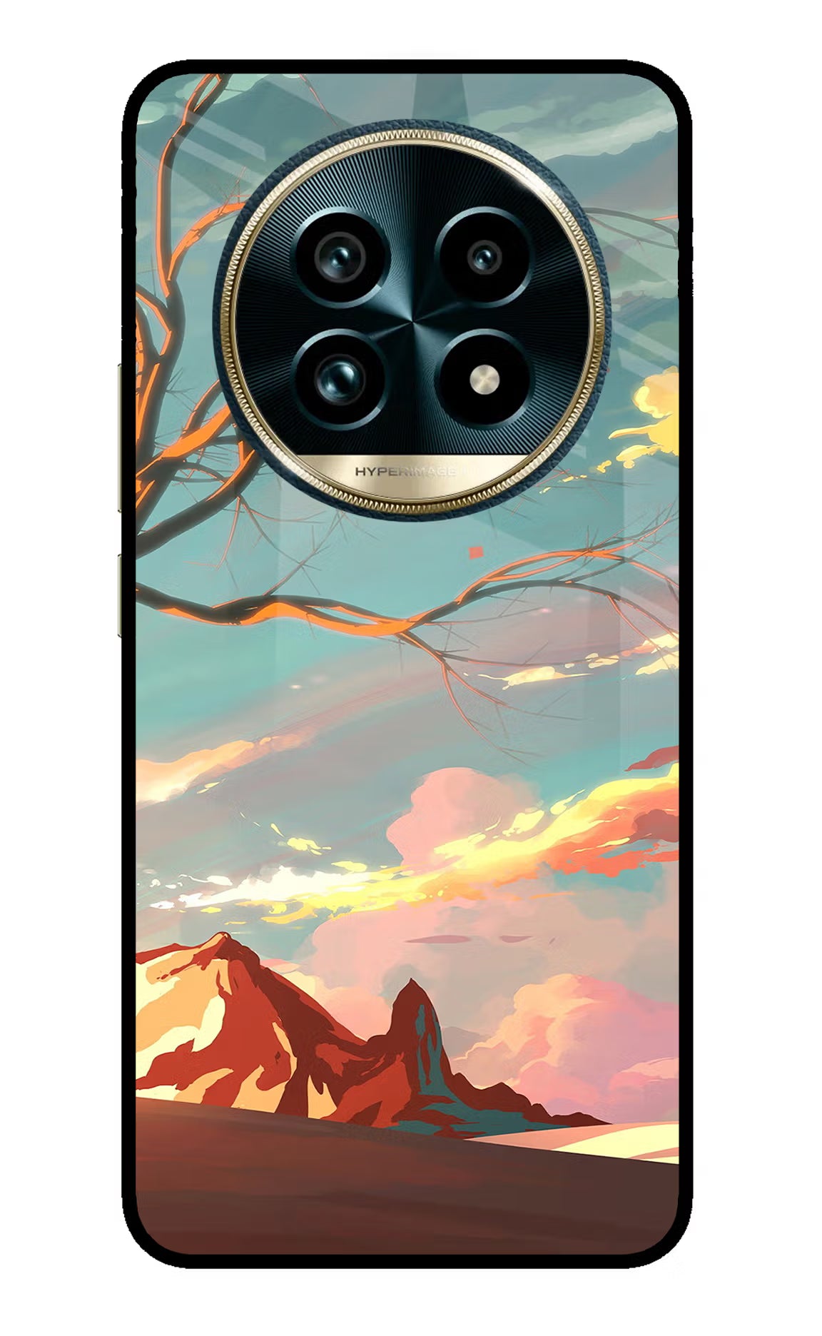 Scenery Realme 13 Pro+ 5G Glass Case Back Cover by Casekaro