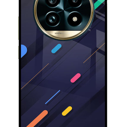 Abstract Design Realme 13 Pro+ 5G Glass Case