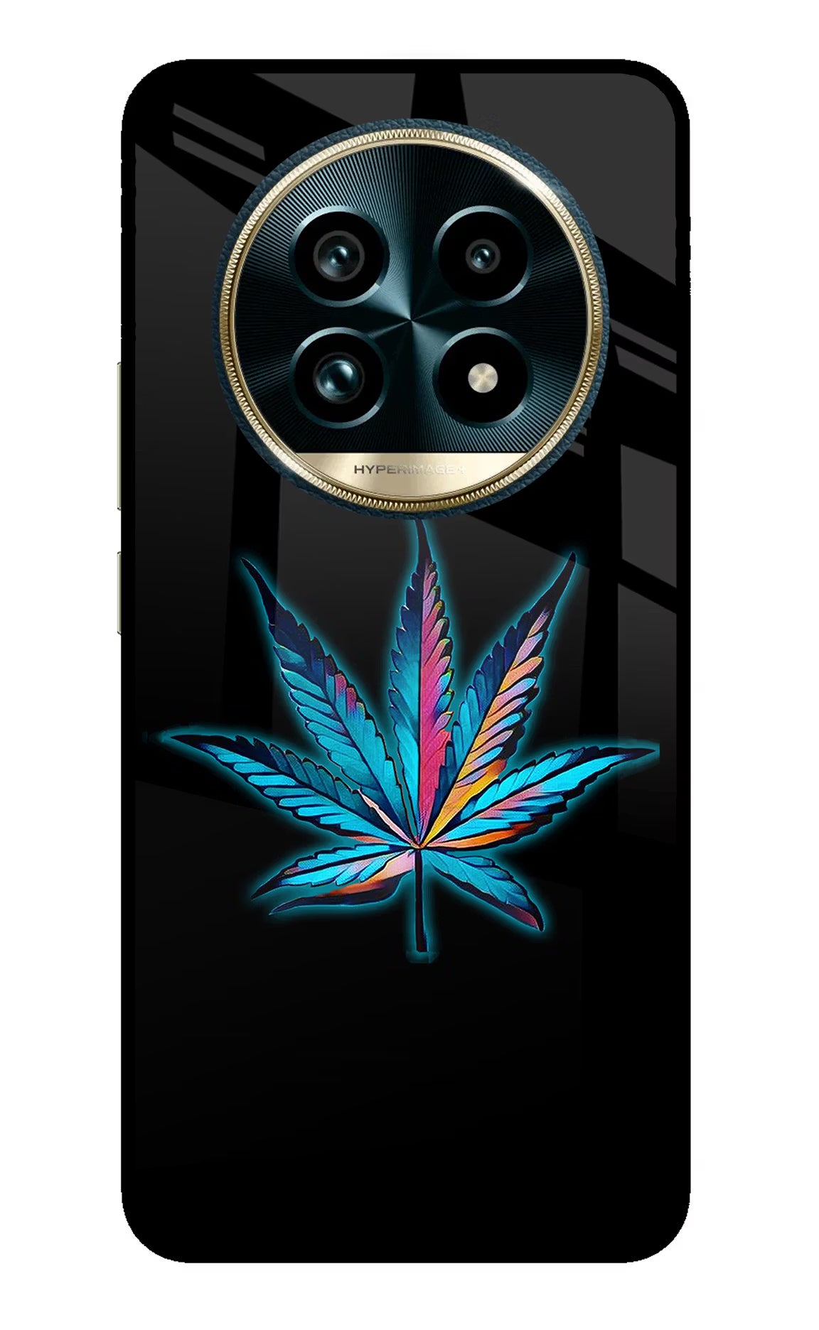 Weed Realme 13 Pro+ 5G Glass Case Back Cover by Casekaro
