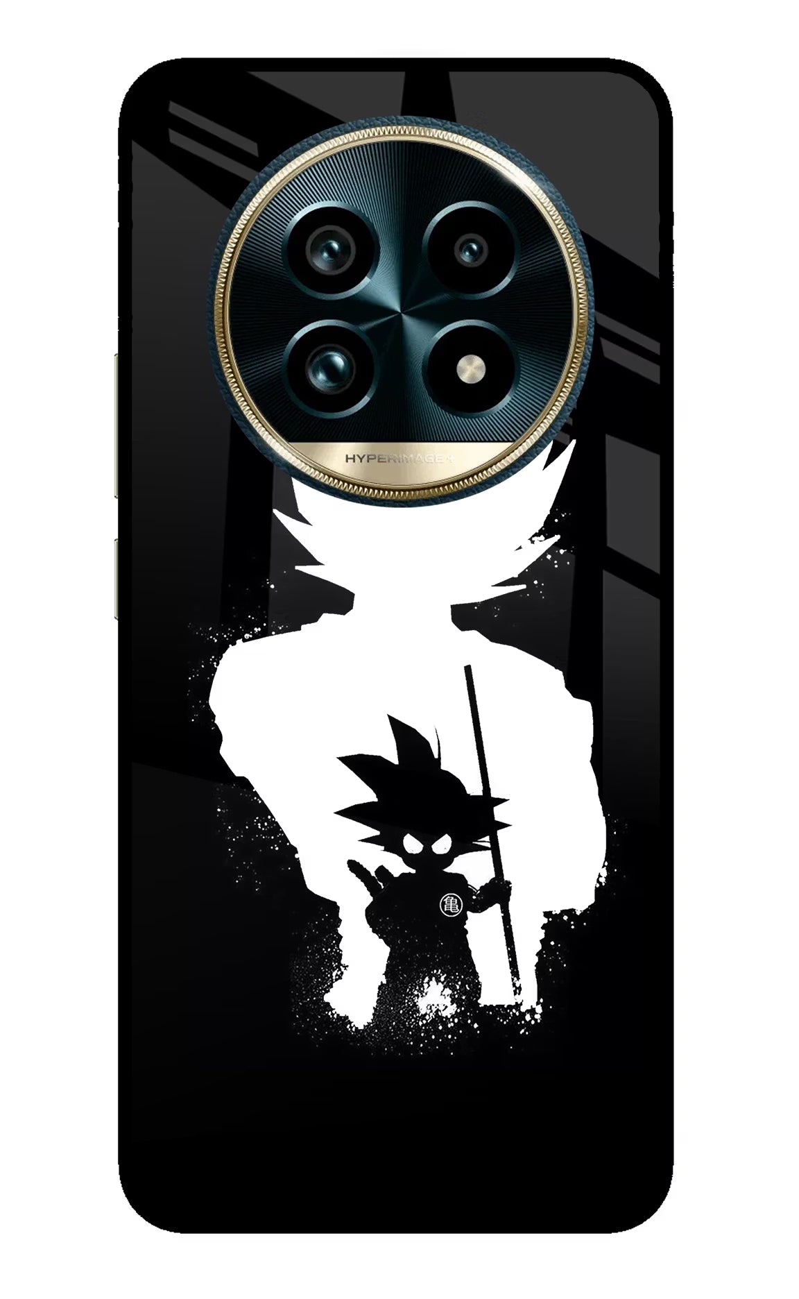 Goku Shadow Realme 13 Pro+ 5G Glass Case Back Cover by Casekaro