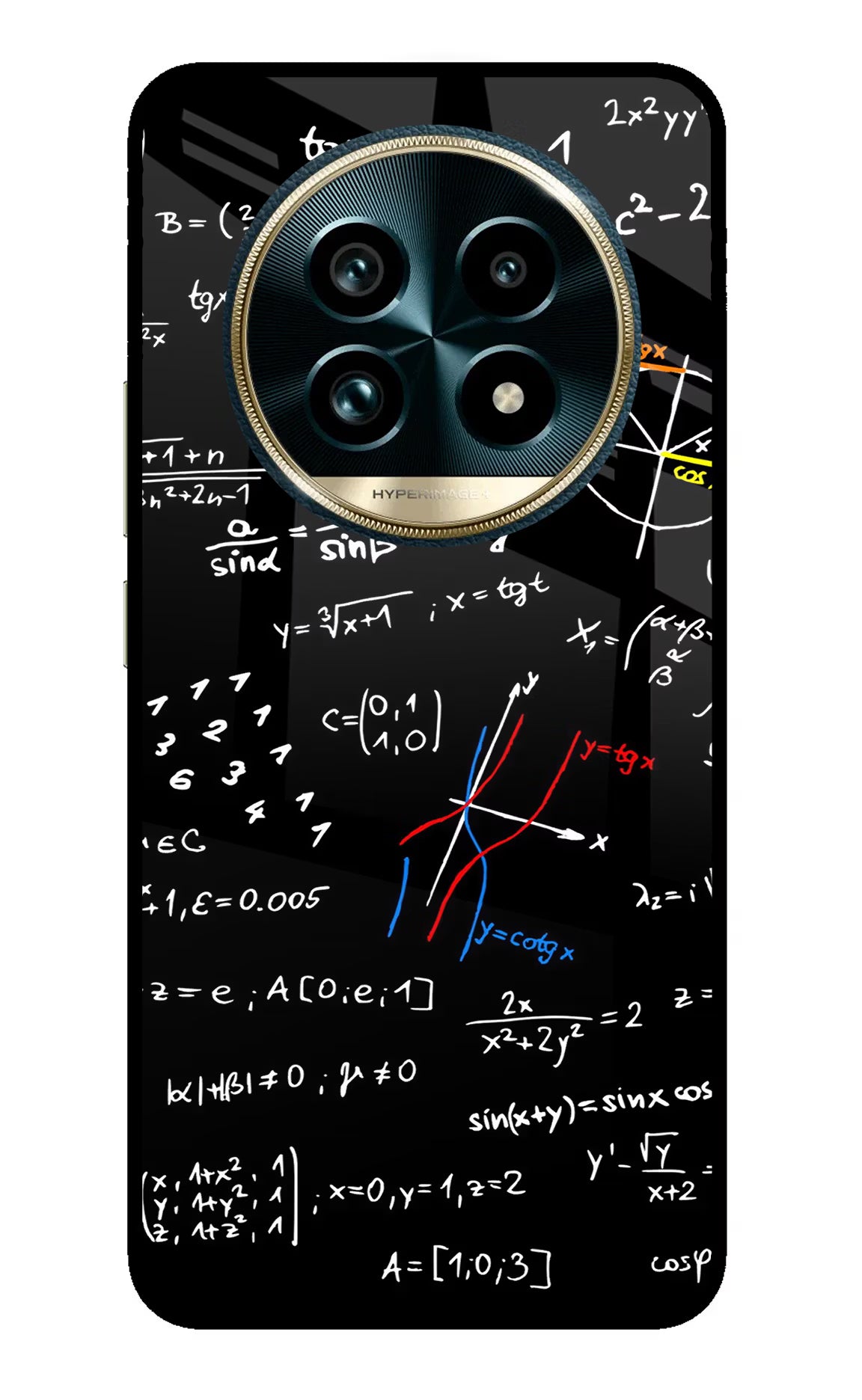 Mathematics Formula Realme 13 Pro+ 5G Glass Case Back Cover by Casekaro
