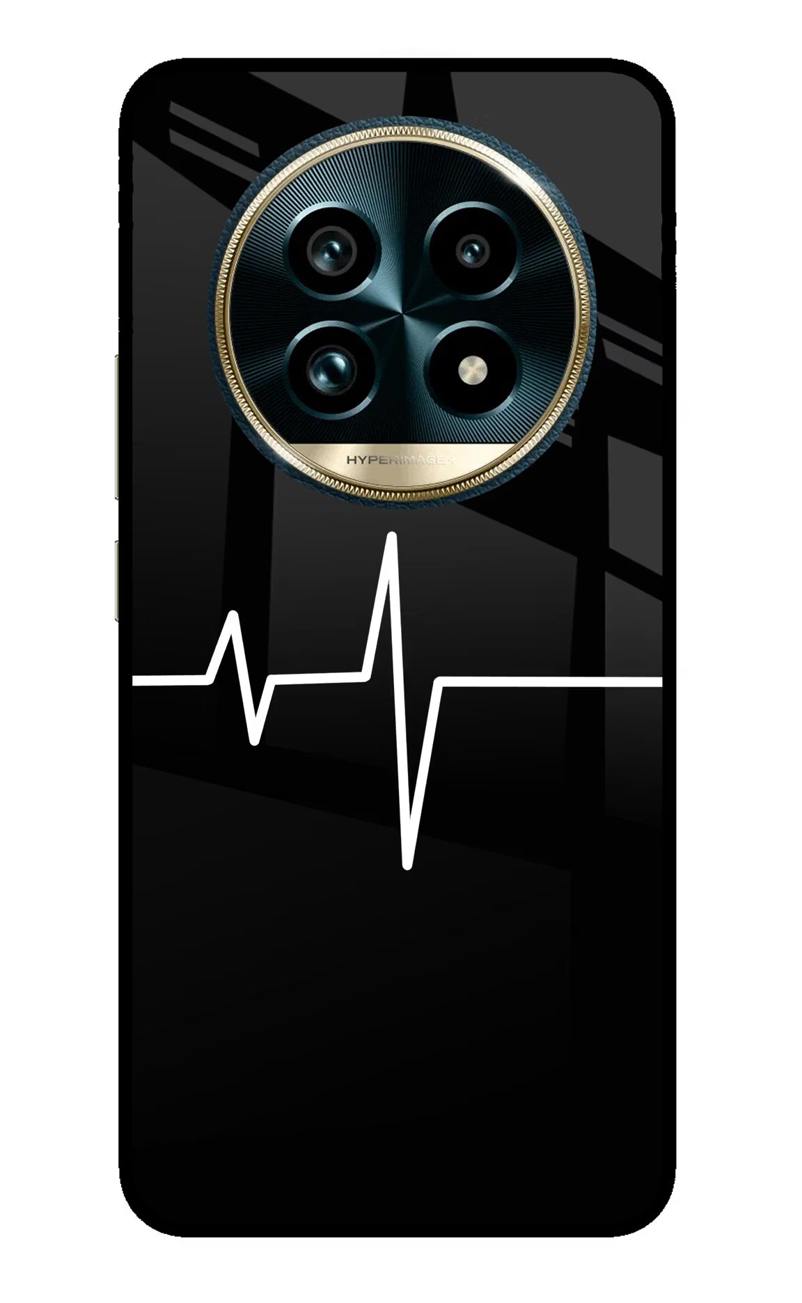 Heart Beats Realme 13 Pro+ 5G Glass Case Back Cover by Casekaro